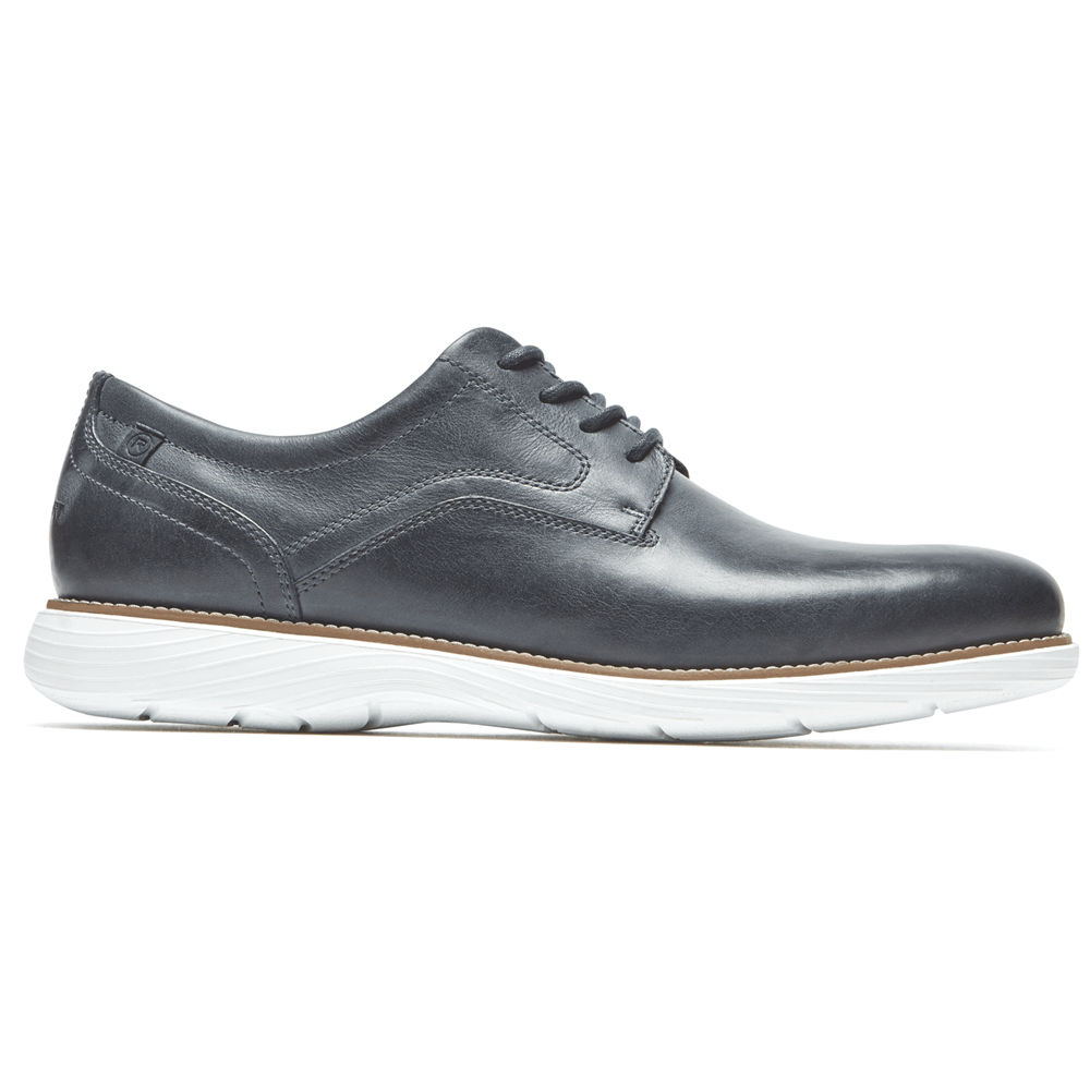 ロック ポート ビジネス シューズ メンズ ネイビー - Garett Plain Toe - TJD528047